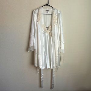 White Bridal Lingerie Robe Set